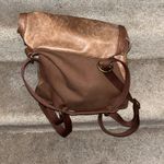 The Sak  brown leather backpack in GUC. Photo 1