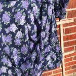 Saylor  Merritt Floral Puff Sleeve Mini Dress in Navy Floral Multi, XL Photo 7