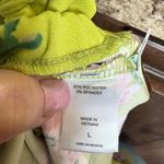 New York & Company Bright Green Floral Off Photo 6