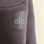 Alo Yoga Scholar Hooded Sweater Fog M Photo 4