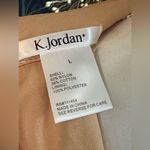 K. Jordan white lace floral mini dress with tassels off shoulder size large Photo 10