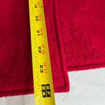 Chico's Chico’s 2 M 12 red black cape jacket 100% wool winter business casual Holiday Photo 8