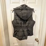Prince Fox Black Quilted Puffer Vest Faux Fur Collar Winter Outerwear Photo 3