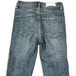 Pistola  Monroe Straight Leg Cropped Cigarette Jeans Side Stripe 25 Medium Wash Photo 4