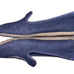 Tory Burch Blue Billy Logo Slippers Loafers Photo 3