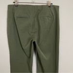 J. Jill Pants‎ Ponte Knit Army Green Cuffed Hem Premium Bistretch Stretch Size 8 Photo 8