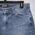 Lucky Brand  Cropped Blue Denim Classic Rider Cropped Jeans Size 8/29 Photo 2