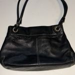 TIGNANELLO BLACK PEBBLED LEATHER SHOULDER BAG OUTSIDE ZIP POCKET
BLACK BEAUTY Photo 1