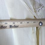 Hayden  ladies cottagecore Sheer Tie Front Peasant Top size medium Photo 8