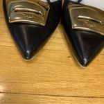 Bruno Magli Amelia Slingback Black Leather Pumps Photo 7