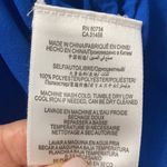 BCBGMAXAZRIA  sapphire blue halter romper/. Size Medium. Photo 3