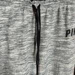PINK - Victoria's Secret Victoria’s Secret PINK Black Gray Space Dye Jogger Sweatpants Size Large Photo 3