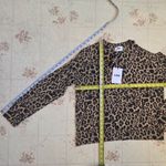LNA  New with Tags Black and Tan Leopard Cardigan Photo 2
