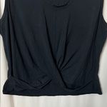 JoyLab  Black Sleeveless Twist Top Size XXL Photo 2