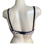 Massam Size Large Floral Underwire Bra. Made in Brazil. New with Tags White Photo 2