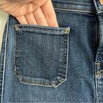 MOTHER Denim High Waisted Patchie Skirt in Flowers From Storm Wash. Size 23 Photo 4