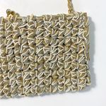 Solar Ltd Italy Gold Metallic Woven Evening Bag Photo 5