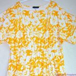 Eloquii NEW yellow floral Dolman Sleeve Maxi Dress with Slit,20 Photo 4