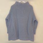 Free People  Women's Ottoman Slouchy Sweater Blue Denim Small Photo 5