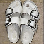 Birkenstock  White Sandals Made In Germany‎ 38 US7 Photo 0