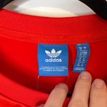 Adidas  Originals Trefoil Women's Bold Red Logo Sweatshirt - Size Small Photo 1