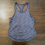 Lululemon Long Distance dark heather blue racerback tank top Photo 4