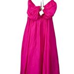 STAUD Danielle A-line Pink Halter Maxi Dress Sz 4 Photo 2