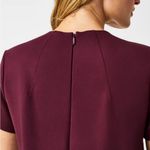 Spanx  The Perfect Short Sleeve Crew
Neck Top Elegant Burgundy. Photo 3