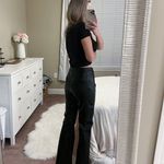 Bershka Black Leather Pants Photo 4