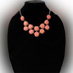 Lucky Brand  Elegant Coral beaded statement chain Necklace chocker 16+3” Photo 1