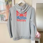 Rhythm. Dawn Fleece Vintage Sun Graphic Pullover Hoodie Sky Blue Size Large Photo 7