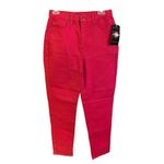 Newport News Womens Jeans Skinny Mid Rise Red Size 10 Photo 8
