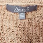 Marled By Reunited Apricot Scoopneck Sleeveless Knit Sweater Tank Size Medium Photo 4