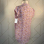 Halogen  Surplice‎ Cap Sleeve Blouse Floral Print Photo 4