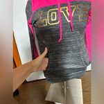 Body Instinct1X ladies pullover gray and hot pink hoodie Size 1X Photo 2