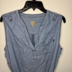 Jag jeans  Abra Chambray Light Blue Dotted Tie Dress Photo 2