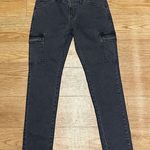 Levi's  Black Grey Superlow Skinny Cargo Jeans  Photo 0