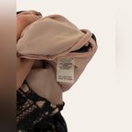 Alexis Black Nude Crochet Lace Wide Leg Palazzo Dress Pants Size M Photo 11