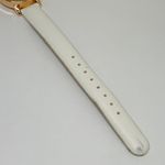 MSPCI cat face glasses watch 26mm rose gold tone case white dial leather band Photo 2