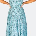 ASTR  The Label Blue Floral Midi Dress Photo 0