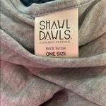 Shawl Dawls Heather Gray Open Concept Jersey Stretch Knit Vest OS Duster Length Photo 5