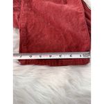 Madewell  Cali Demi Boot Corduroy‎ Button Fly Red Jeans Size 24 Photo 5