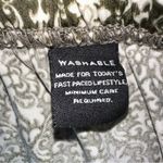 Zac and Rachel  Green & White Boho Pattern Wide Leg Palazzo Pants Size Medium Photo 3