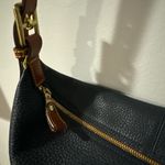 Dooney & Bourke ‎ Navy Blue Pebbled Leather Hobo Shoulder Handbag Photo 1