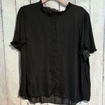 T Tahari NWT  Airflow Ruffle Neck Top Photo 2