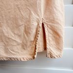 ASOS Design Cotton Linen Mini Sun Dress with Scoop Neck & Back in Tan Beige size 10 Photo 3