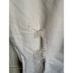 Old Navy  Womens Jeggings Sz 18 Super Skinny Jeans Rockstar White Mid Rise Ripped Photo 4