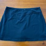 Athleta Black Mini Skort // Skirt w Shorts - Sz Large Photo 0