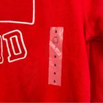 Old Navy NWT  'Real Good' Red Pullover Unisex Sweatshirt Size Small Photo 10
