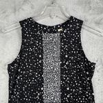 Michael Kors Dress Womens Small Black White Sleeveless Sheath Midi Work Photo 4